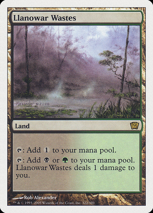 9ED: Llanowar Wastes