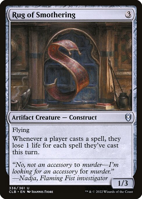 CLB: Rug of Smothering (Foil)