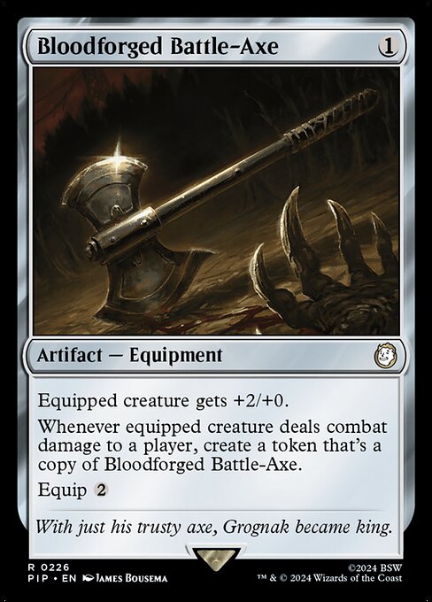PIP: Bloodforged Battle-Axe