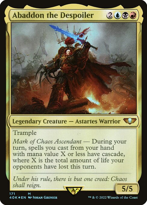 40K: Abaddon the Despoiler (Foil)