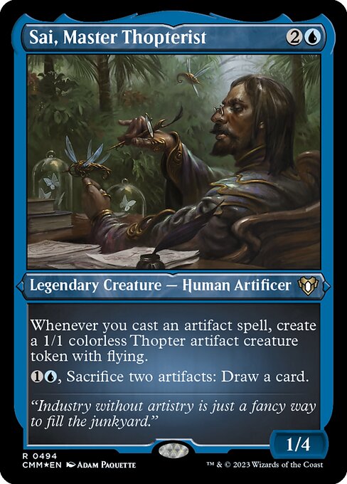 CMM: Sai, Master Thopterist (Foil Etched)