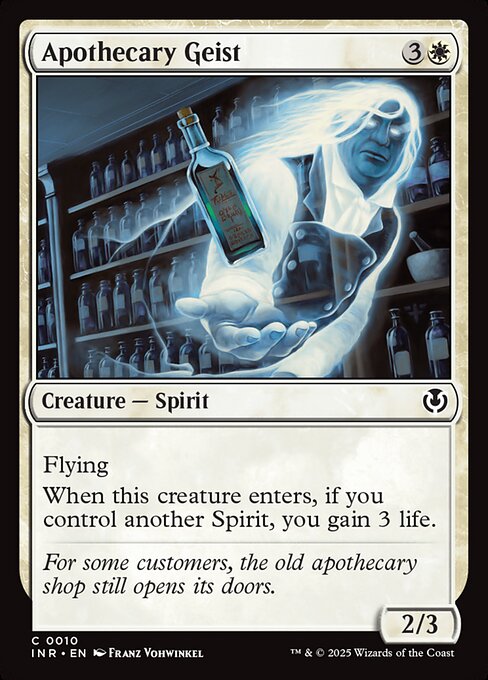 INR: Apothecary Geist