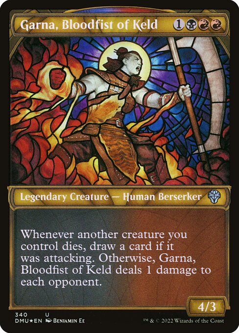 DMU: Garna, Bloodfist of Keld (Textured Foil)