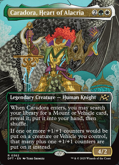 DFT: Caradora, Heart of Alacria (Borderless) (Foil)