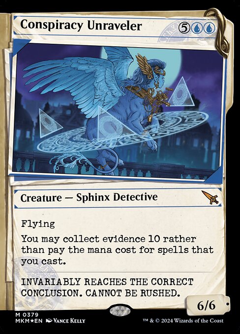 MKM: Conspiracy Unraveler (Showcase) (Invisible Ink) (Foil)