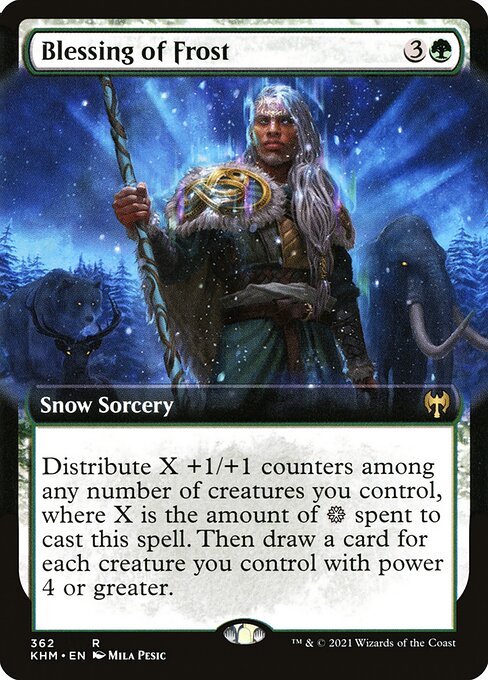 KHM: Blessing of Frost (Extended Art) (Foil)