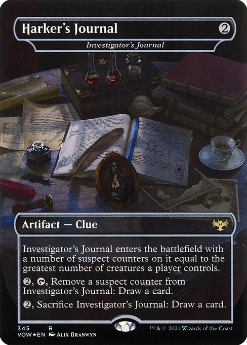 VOW: Harker's Journal - Investigator's Journal (Foil)