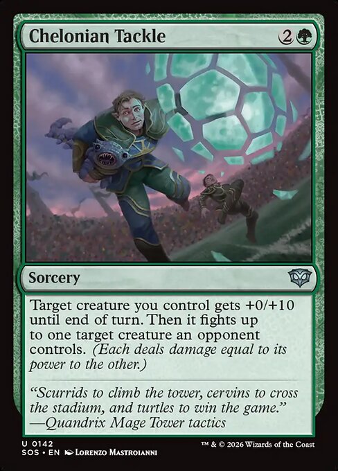 SOS: Chelonian Tackle