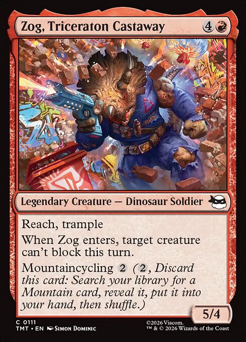 TMT: Zog, Triceraton Castaway