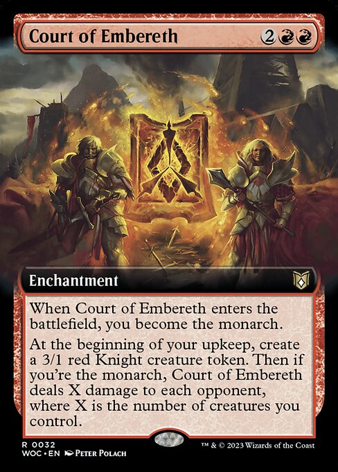 WOC: Court of Embereth (Extended Art) (Foil)
