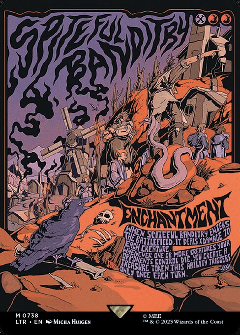 LTR: Spiteful Banditry (Borderless Poster) (Foil)