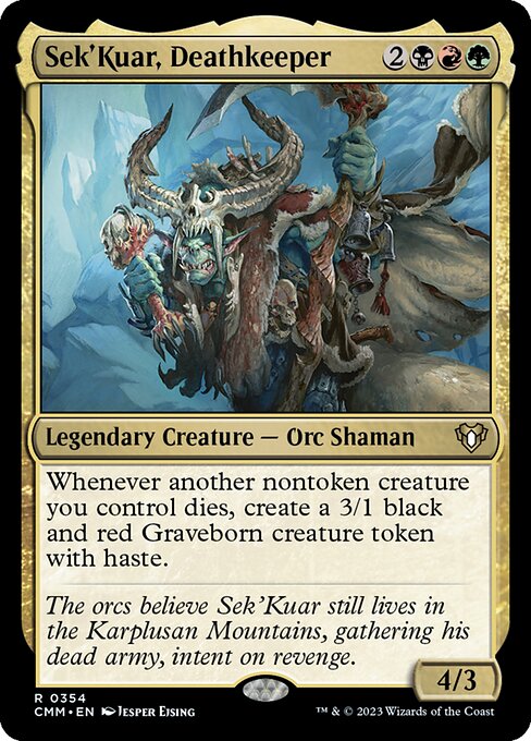 CMM: Sek'Kuar, Deathkeeper (Foil)