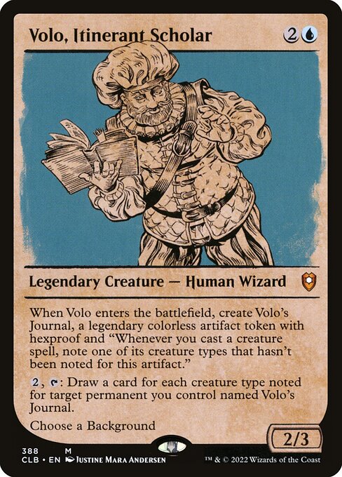 CLB: Volo, Itinerant Scholar (Showcase) (Foil)