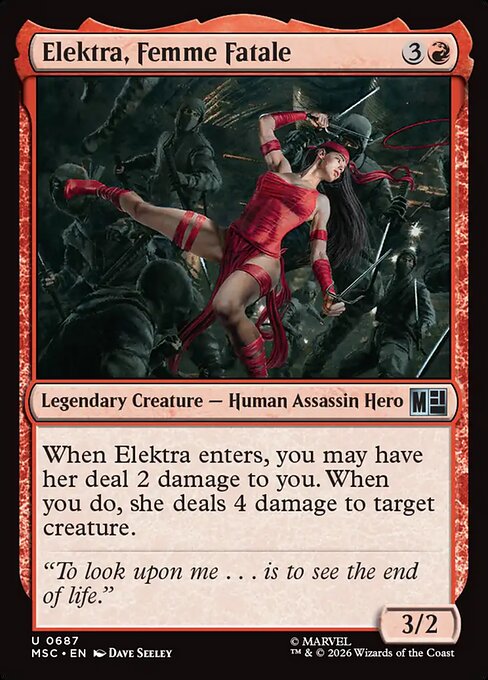 MSC: Elektra, Femme Fatale (Foil)