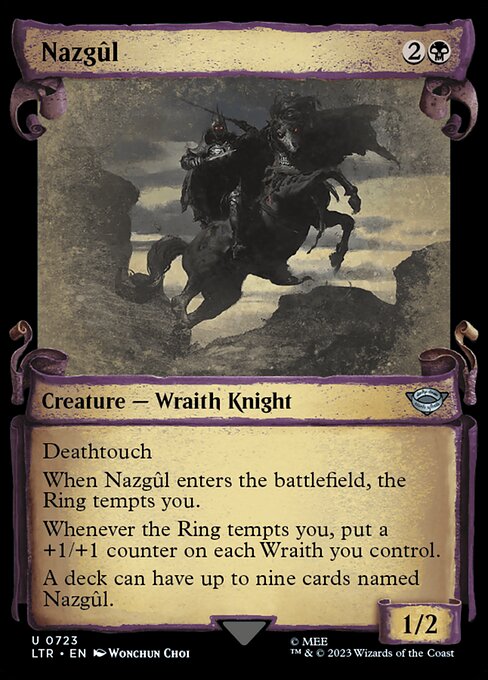 LTR: Nazgul (0723) (Showcase Scrolls) (Foil)