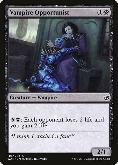 WAR: Vampire Opportunist