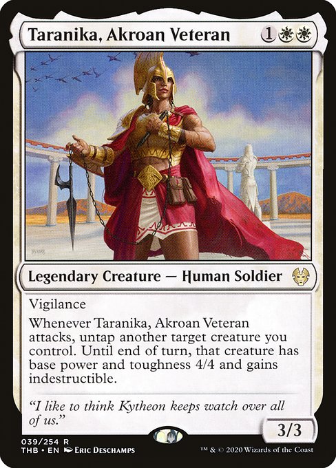 THB: Taranika, Akroan Veteran