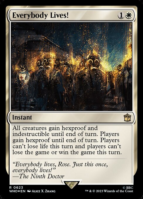WHO: Everybody Lives! (Surge Foil)
