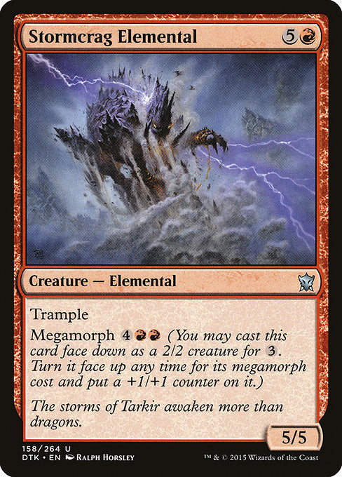 DTK: Stormcrag Elemental (Foil)