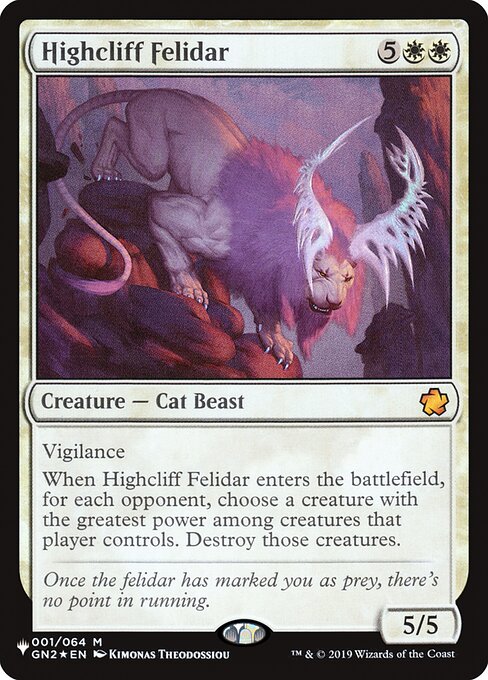 PLST: Highcliff Felidar