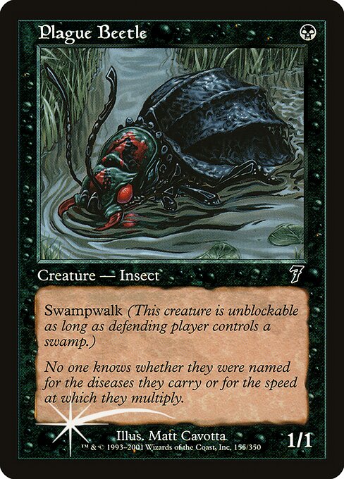 7ED: Plague Beetle (Foil)
