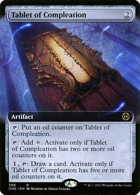 ONE: Tablet of Compleation (Extended Art) (Foil)