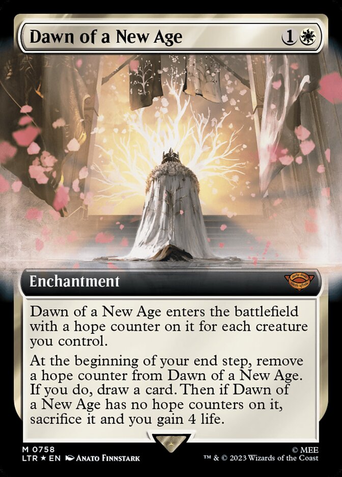 Dawn of a New Age (Extended Art) (Surge Foil) [Foil] :: LTR