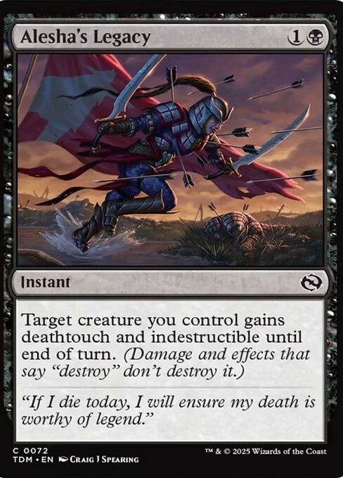 TDM: Alesha's Legacy (Foil)
