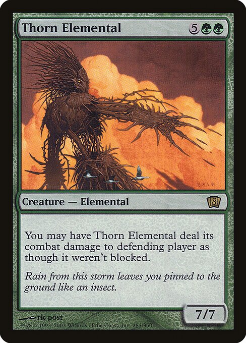 8ED: Thorn Elemental (Foil)