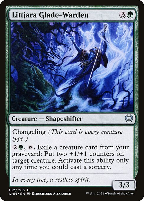 KHM: Littjara Glade-Warden (Foil)