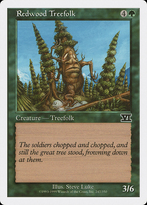 6ED: Redwood Treefolk