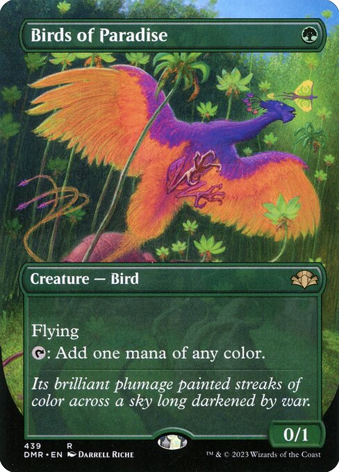 DMR: Birds of Paradise (Borderless) (Foil)