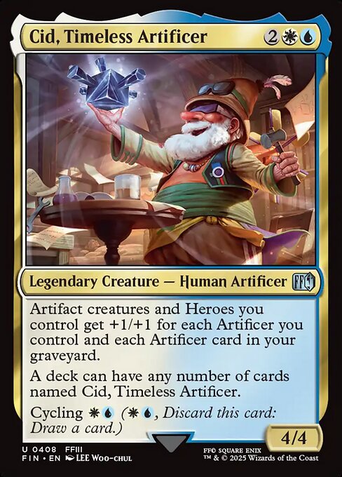 FIN: Cid, Timeless Artificer (0408) (Foil)