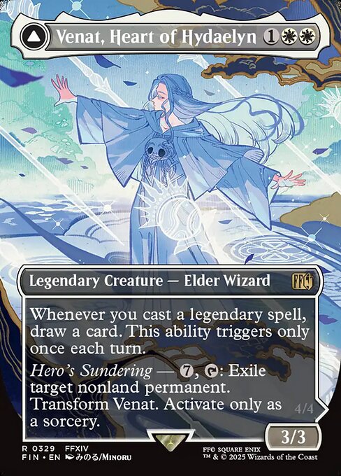 FIN: Venat, Heart of Hydaelyn (Borderless) (Foil)