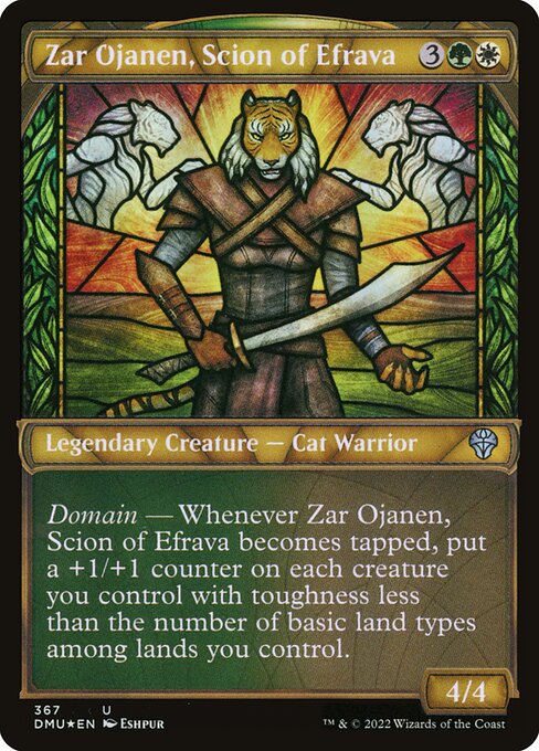DMU: Zar Ojanen, Scion of Efrava (Textured Foil)