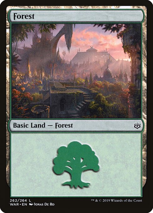 WAR: Forest (262) (Foil)