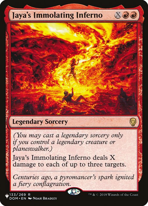 PLST: Jaya's Immolating Inferno