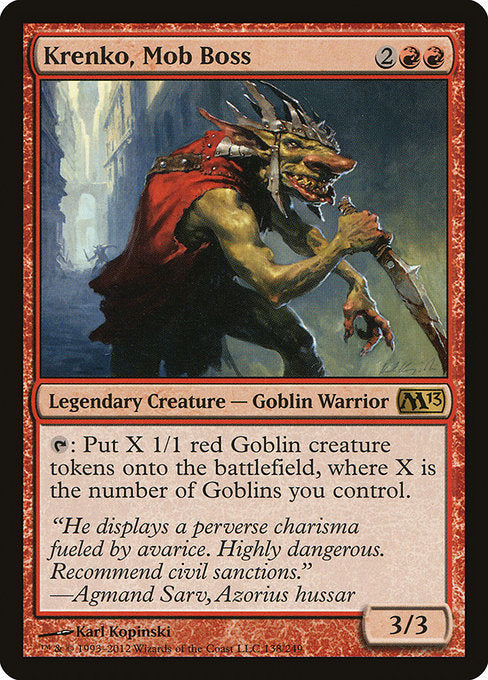 M13: Krenko, Mob Boss (Foil)