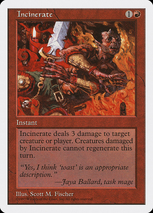 5ED: Incinerate