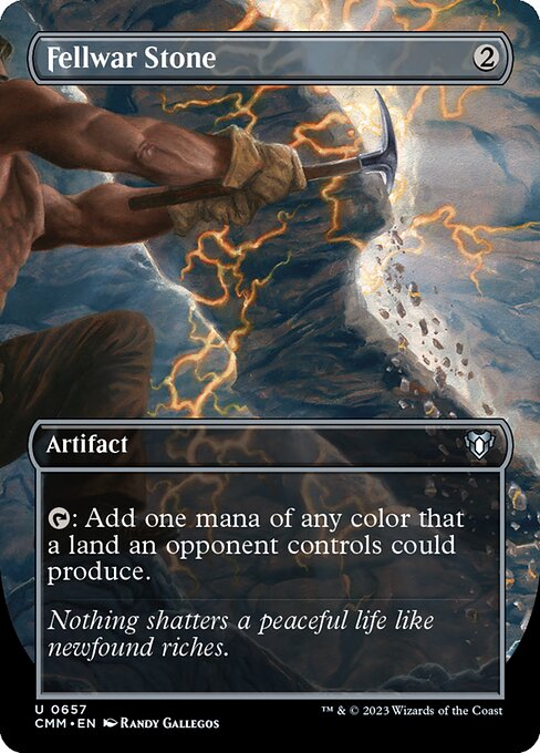 CMM: Fellwar Stone (Borderless) (Foil)