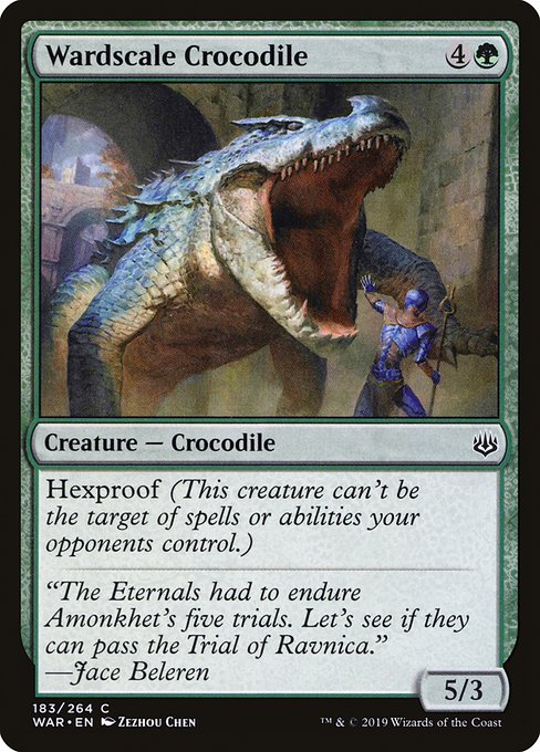 WAR: Wardscale Crocodile (Foil)