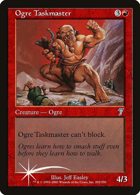 7ED: Ogre Taskmaster (Foil)