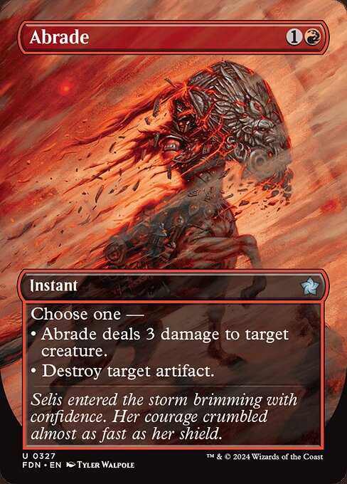 FDN: Abrade (Borderless)