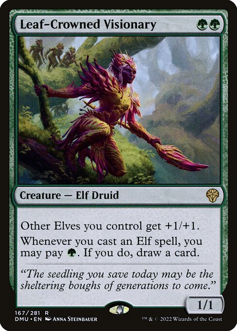 DMU: Leaf-Crowned Visionary (Foil)