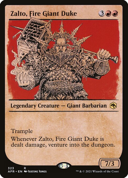 AFR: Zalto, Fire Giant Duke (Showcase)