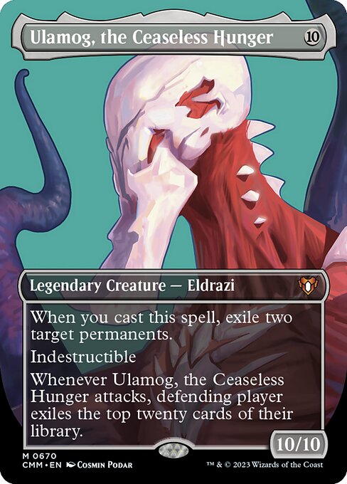 CMM: Ulamog, the Ceaseless Hunger (Borderless) (Foil)