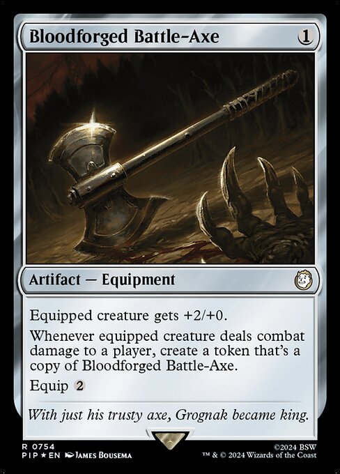 PIP: Bloodforged Battle-Axe (Surge Foil)