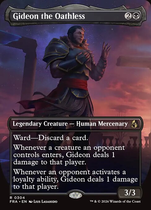 FRA: Gideon the Oathless (Borderless) (Foil)
