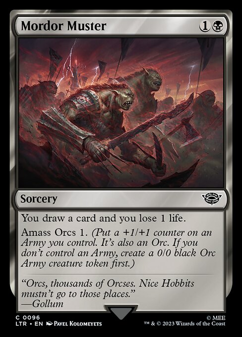 LTR: Mordor Muster (Foil)