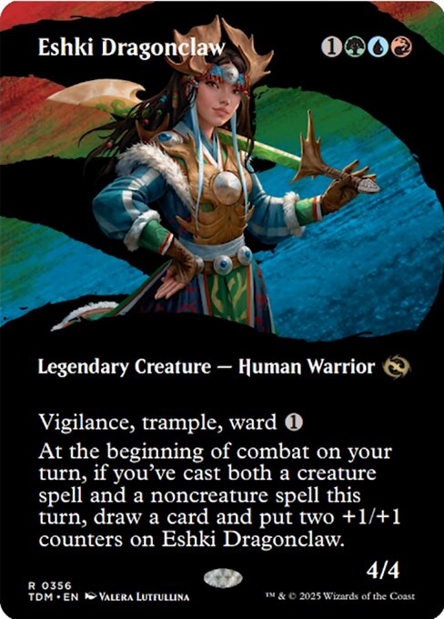 TDM: Eshki Dragonclaw (Borderless) (Foil)